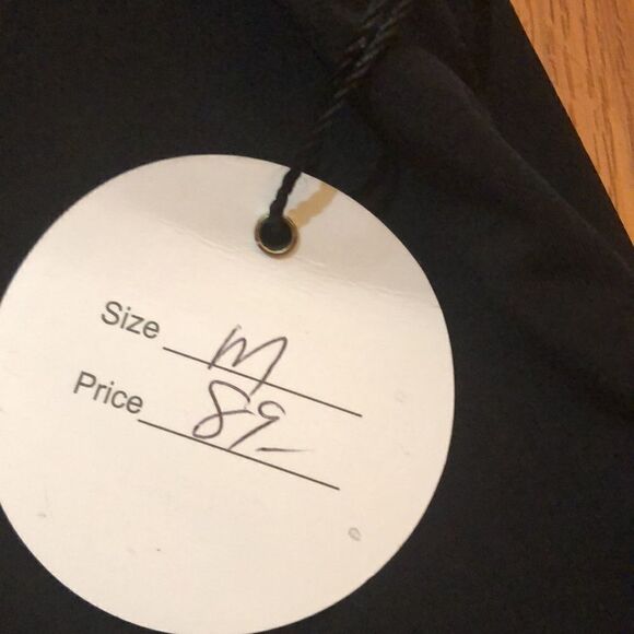 NWT Boutique Oh My Bod Black skort Striped trim - Picture 5 of 8